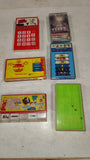Vintage Tomy Pocket Games Handheld Lot Burger Catch Brain Buster Robot Factory
