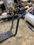 Black Harley Touring FLH Glide OEM Rear Passenger Handrail Grab Bar Hand Rail