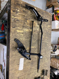 OEM Forward Controls Harley Dyna Wide Glide Black mounts pedal FXD Street bob