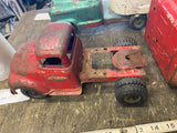 vintage 1949–1952 Tonka Toy Transport semi-truck Pressed steel Trailer no 140