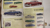 Vintage Auto Magazine & Brochure Lot Rodding Motor Trend Packard Chevy Buick