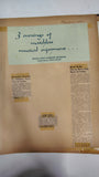 Vintage 1952-1954 North Butler County Music Club Scrapbook History Pennsylvania