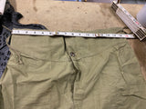 Vintage WWII US Army USMC GI Boxer Shorts Underwear Skivvies Green Side Tie 34