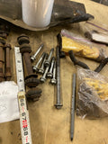 Vtg Motor parts bolts Chevy 1950 sedan Chevrolet Battery Tie down Trans moun lot