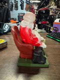 vintage 1950s 1960s tabletop Santa Claus plastic blow-mold figurine