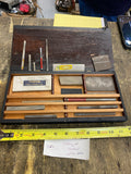Vintage Sharpening Stone Set Case Norton Washita Arkansas Stones Knife Jeweler