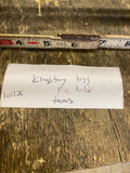1900's Kingsbury Pressed Steel Tin Fire Ladder Truck Toy Spring loaded Works!
