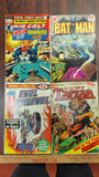 Vintage Comic Book Lot of 12 Spider-Man Batman Superman Silver Bronze Age Marvel