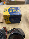 Vintage Glensite Bakelite Goggles Box Steampunk Welder Motorcycle Biker collecti