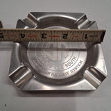 Vintage Southern Railway Stainless Steel Ashtray SR Serves The South Railroad