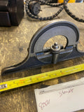 Vintage Starrett Protractor Head 420 PR-1224 7" Round Measuring Tools Machinist