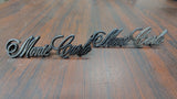 1973-1977 Chevy Monte Carlo Fender Emblem Script Set OEM GM 328945