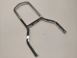 OEM Harley Low Upright Sissy Bar Chrome Sportster Softail Dyna Insert Style
