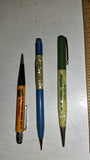 Vtg Advertising Mechanical Pencil Lot (3) NAPA Youngstown Grove City Tulsa PA OK