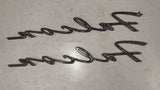 1963 Ford Falcon Script Emblem Pair Left Right OEM C3DB-62291A36-A / B