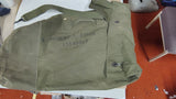 Vintage WWII US Army Canvas Duffle Bag Robert L Aaron Stenciled