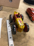 Marx Vintage Tin Litho No.4 Windup Midget Racer Car Toy Boattail Indy 30's Colle
