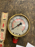 WIKA Analog Pressure Gauge 5000 PSI 340 Bar Dual Scale 2.5" Germany Steam punk