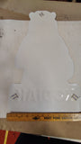 Vintage Kodiak Smokeless Tobacco Metal Sign Embossed Grizzly Bear Tacker Die-Cut