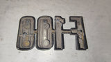 1973-1979 Ford F100 OEM Fender Emblem Badge Chrome D4TB-16702-CA Dentside