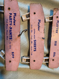Vintage 50's Playtex Metal Bib Hanger Store Display Advertising Sign Clothing !