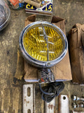 NOS Vtg Mazda Electroline 6 Volt Amber Fog Lights Chrome Housing Auto Truck 30's