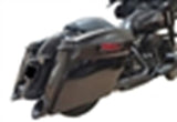 TAB 4.5 B.A.M. Stick Slip-On Mufflers Chrome Slash Zombie Baffles Harley Touring