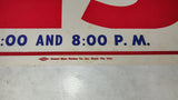 1949 Robbins Bros Circus Poster Washington June 25 Central Show Printing 22"