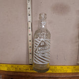 Vtg 1950s Western PA Returnable Soda Bottle Lot (2) Bottoms Up, Canada Dry Skirt