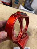 Harley-Davidson Red Metallic Dual Gauge Speedometer Cover Bezel Road Glide FLTR