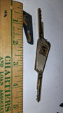 Vintage 1950s Signa-Craft Pontiac Folding Key Fob Parts Repair Broken Cover Cut