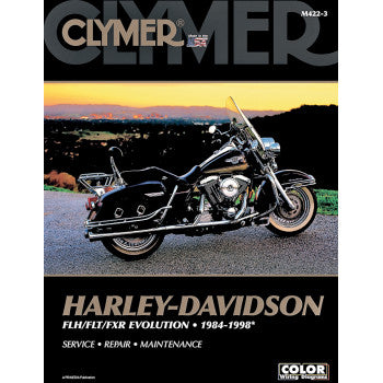 CLYMER CM4223 Motorcycle Repair Service Manual - FLH FXR EVO 1984-1998
