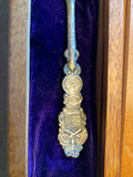1902 Sterling Silver Civil War Commemorative Collectible Spoon Antique Box Washi