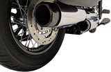 Tab 3.5 Short Chrome Slip-On Muffler Black Tip Zombie M8 Softail 2018^ FLHC FLDE