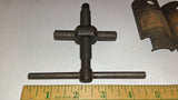 Vintage Split Collar Shaft Puller Tool Stamped 11 T-Handle Forcing Screw Assembl