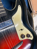 60's Holiday Harmony Stratotone Sunburst Electric guitar Restringed tuned!