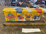 Vintage 90's Play-Doh Modeling Kenner4 Pack Toy Prop Orig box Unopened Collectib