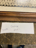 Original 1944 WWII Panoramic Photo Discharge Papers US Navy Military Class Vtg