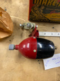 NOS Vtg Make-A-Lite Bicycle Headlight Generator Cruiser 50's Acc Elgin Schwinn