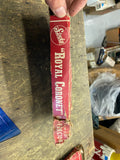 Royal Coronet Blue Bi-Flector Bug Reflector Disc Box Vtg Auto Acc 40's Hot rod!