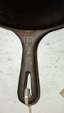 Vintage Griswold No 10 Cast Iron Skillet Large Block Logo Erie PA 716 Antique