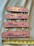 Vintage 50's Playtex Metal Bib Hanger Store Display Advertising Sign Clothing !