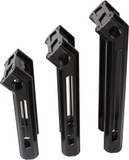 BILLET RISERS 10" BLACK KICKBACK ROAD GLIDE STREET GLIDE DYNA