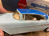 Vintage SMP 1957 Ford Fairlane 500 Promo Car Model Blue Original Box nos MINTY!