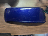 left-side hard saddlebag cover lid metallic blue