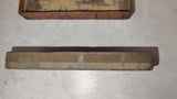 Vintage Dunlap No. 6434 Sharpening Stone Combination Bench Hone w/ Box