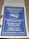 1930 AJS R Models Motorcycle Illustrated Spare Parts List Manual BMS Reprint