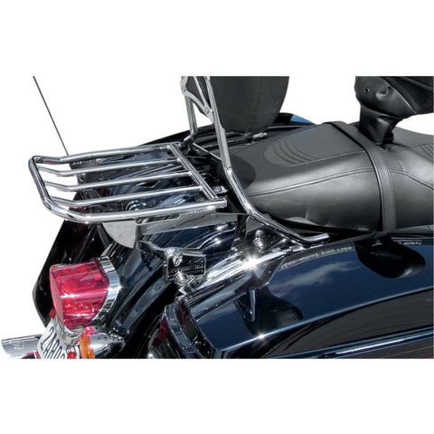 Motherwell Chrom Locking 2-Up Detachable Luggage Rack Touring FLH 09^ Road Glide