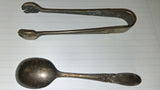 Vintage Silverplate Flatware Lot 4pc - Oneida White Orchid and Warren SP Co