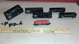 N Scale Norfolk & Western / Mobilgas Lot - 4 Running Cars + 2 Repair/Parts Cars